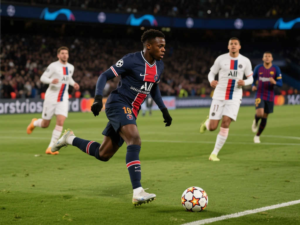 登贝莱欧冠单赛季造12球，超越姆巴佩创巴黎新纪录！